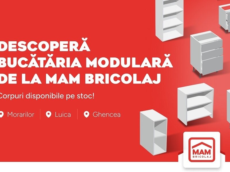 Ofertă Mobilă de bucătărie modulară - MAM Bricolaj