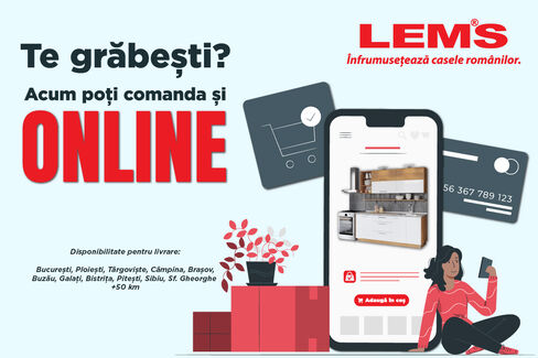 Mobila ta preferata acum si ONLINE pe www.lemet.ro