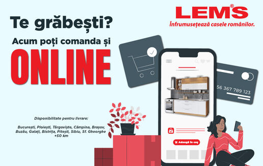 Mobila ta preferata acum si ONLINE pe www.lemet.ro