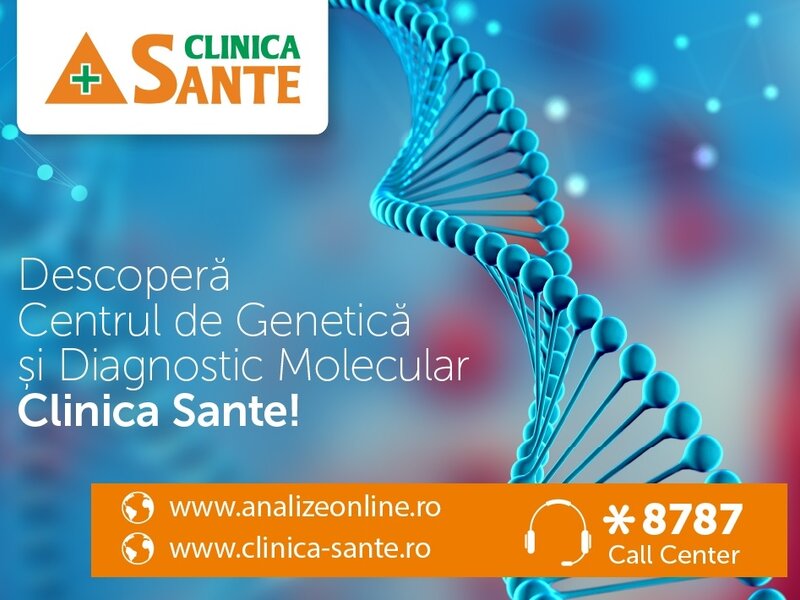 Ofertă NOU! Centru de Genetică și Diagnostic Molecular - Clinica Sante