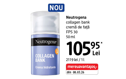 Neutrogena cremă de față FPS 30