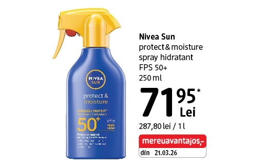 Nivea Sun spray hidratant FPS 50+