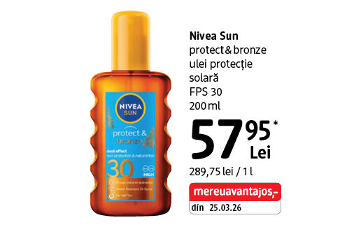 Nivea Sun ulei protecție solară