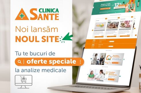 Noul site Clinica Sante