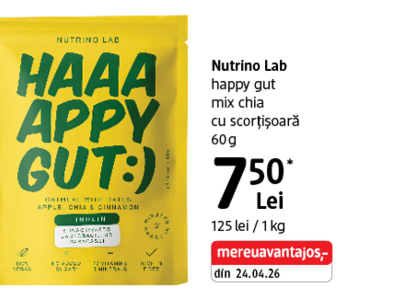 Ofertă Nutrino Lab Happy Gut mix chia - dm