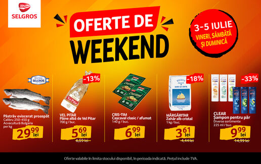 Oferta de weekend