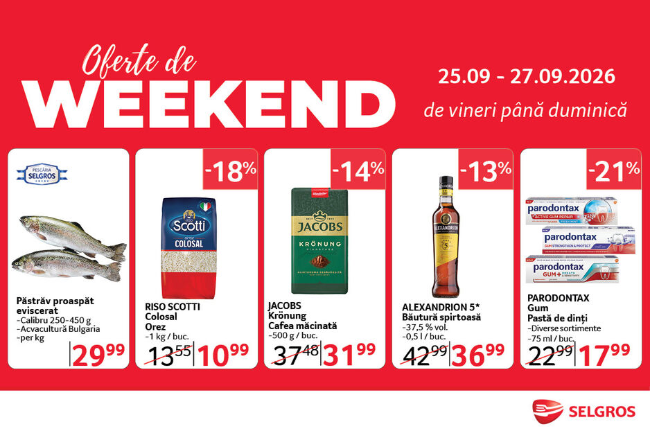 Oferta de weekend