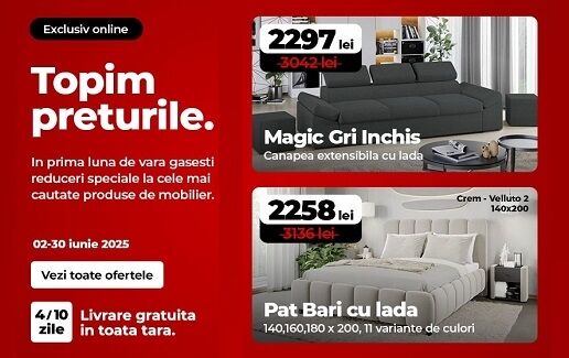 Oferta lunii Mobila Laguna