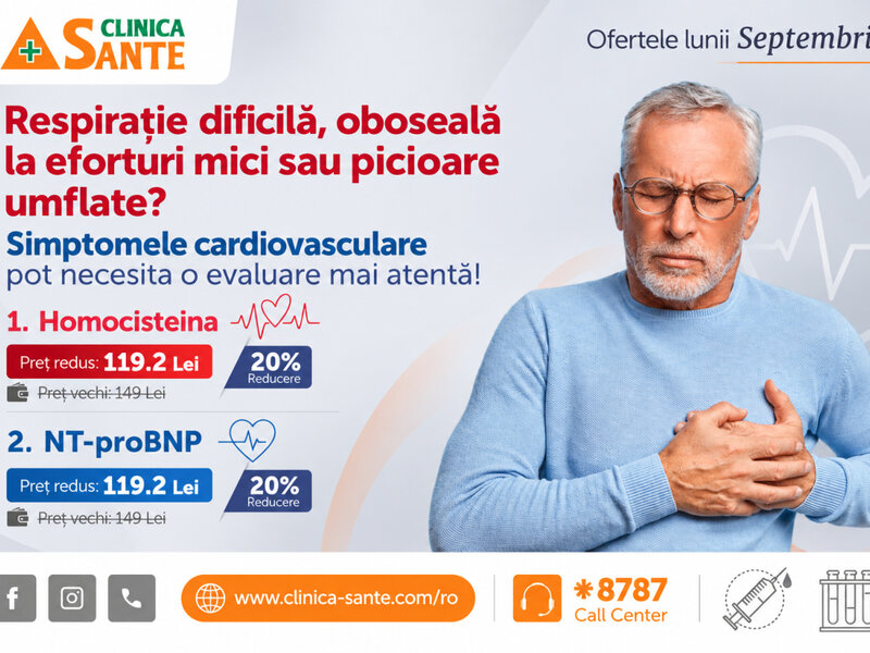 Ofertă Oferta lunii septembrie - Clinica Sante