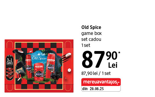 Old Spice gamebox set cadou