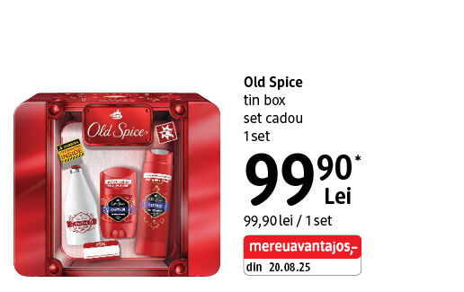 Old Spice tin box