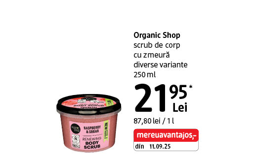 Organic Shop scrub de corp
