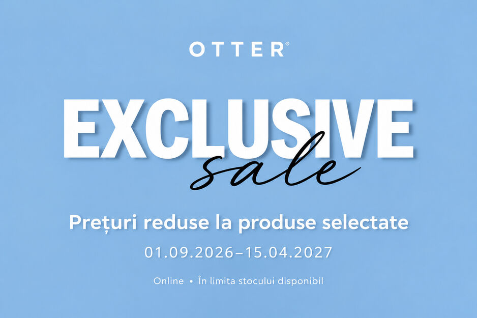 Otter Exclusive Sale: prețuri reduse la produse selectate