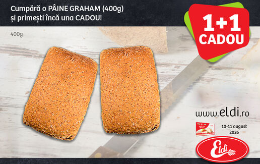 PÂINE GRAHAM 1+1 Cadou