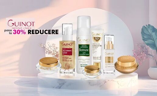 Până la -30% la produsele profesionale Guinot