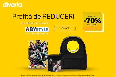 Până la -70% la o selecție de produse Abystyle