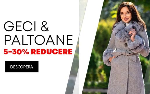 Până la 30% reducere la 30% la geci și paltoane InPuff