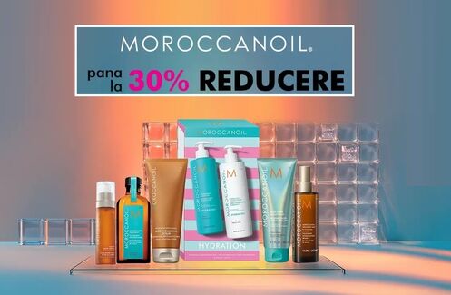 Până la 30% reducere la Moroccanoil
