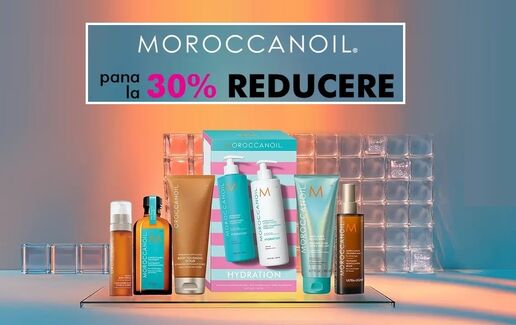 Până la 30% reducere la Moroccanoil