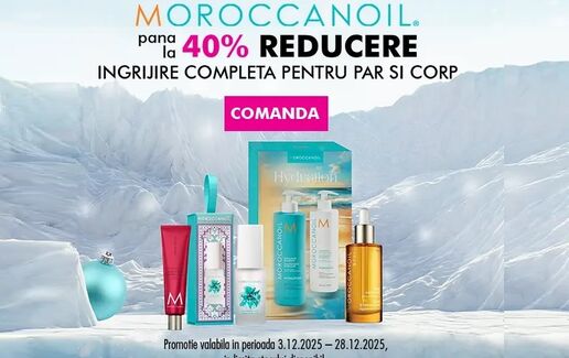 Până la 40% reducere la Moroccanoil