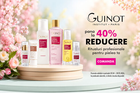 Până la 40% reducere la gama Guinot