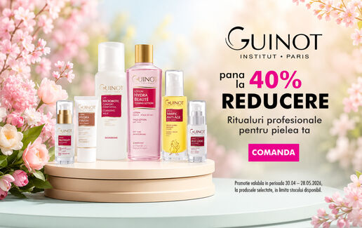 Până la 40% reducere la gama Guinot