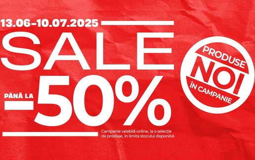 Până la 50% reducere