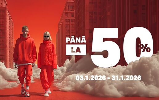 Până la 50% reducere