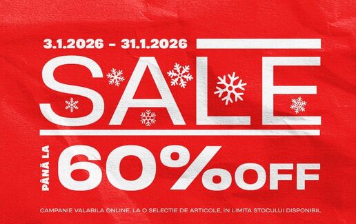 Până la 60% reducere