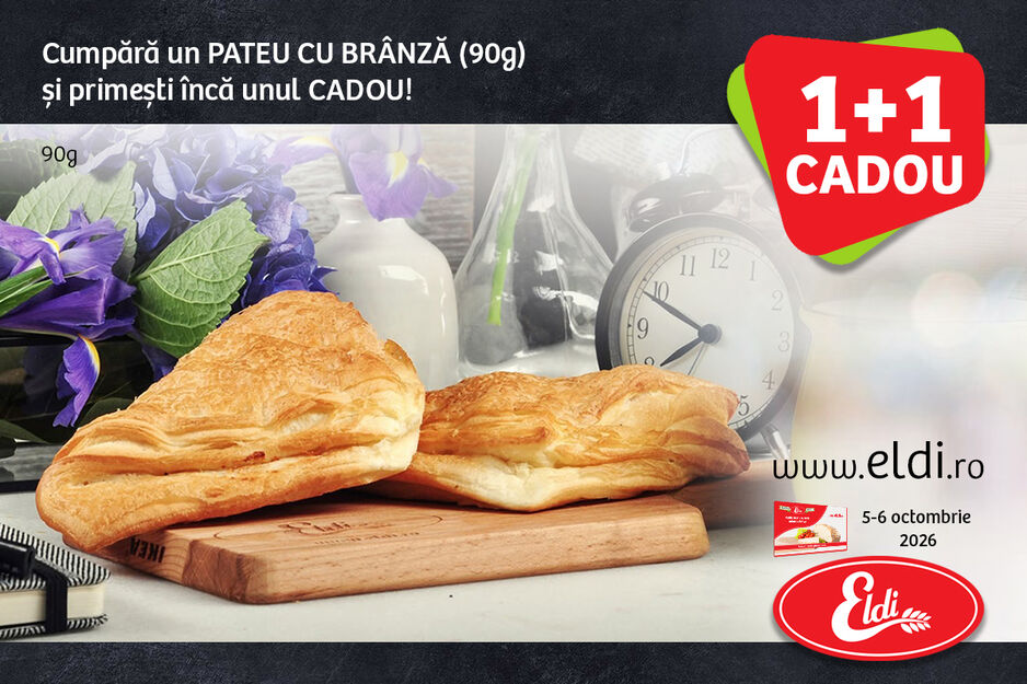 PATEU CU BRÂNZĂ 1+1 CADOU