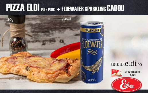 PIZZA ELDI + FLOEWATER SPARKLING CADOU!