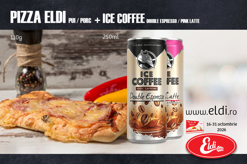 Ofertă PIZZA ELDI + ICE COFFE - Eldi Brutaria