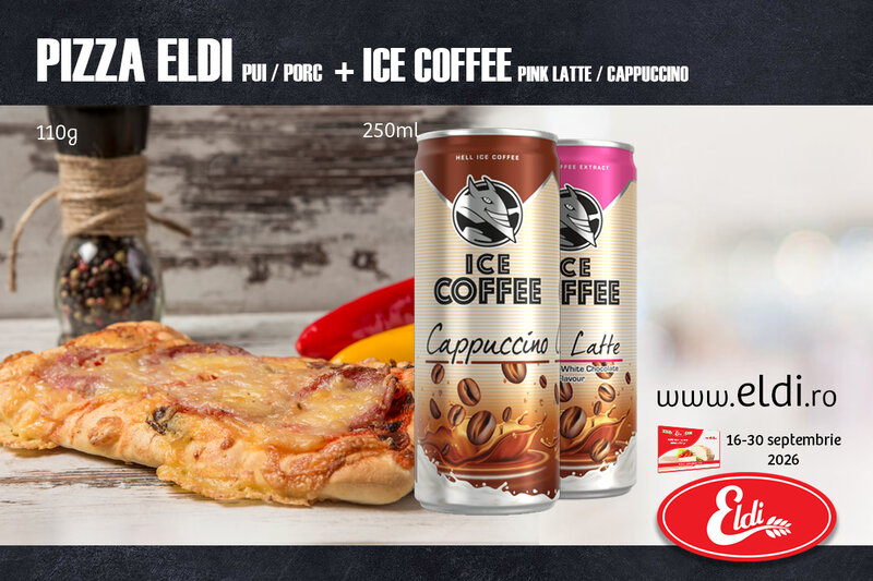Ofertă PIZZA ELDI + ICE COFFE - Eldi Brutaria