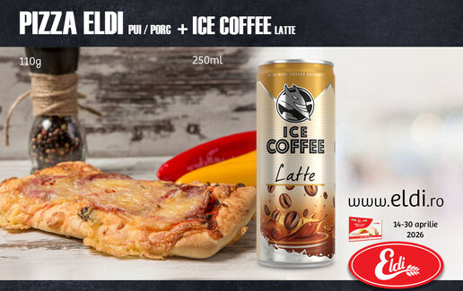 PIZZA ELDI + ICE COFFE