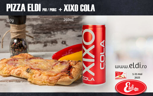 PIZZA ELDI + XIXO COLA