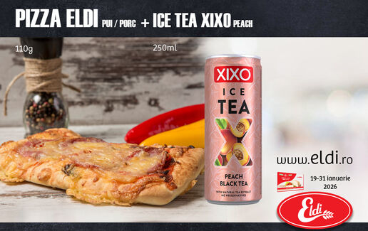 PIZZA ELDI + XIXO ICE TEA