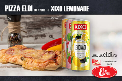 PIZZA ELDI + XIXO LEMONADE