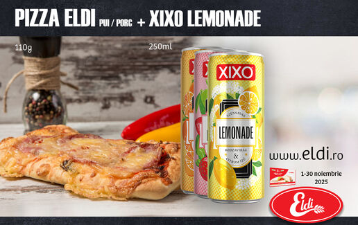 PIZZA ELDI + XIXO LEMONADE