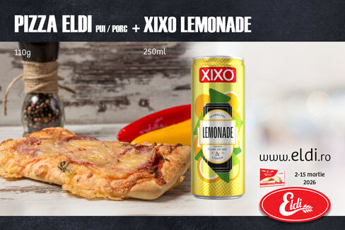 PIZZA ELDI + XIXO LEMONADE