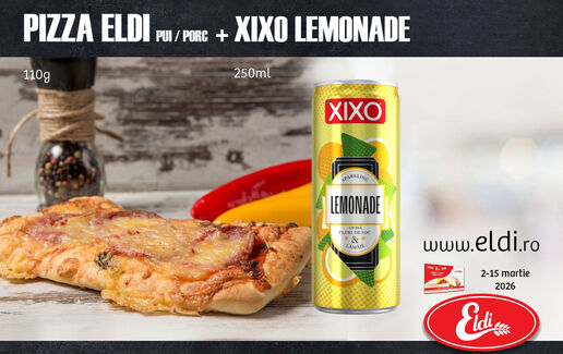 PIZZA ELDI + XIXO LEMONADE