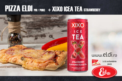PIZZA ELDI (110g) + XIXO ICE TEA STRAWBERRY