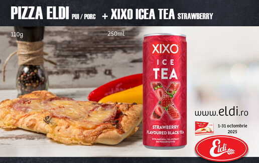 PIZZA ELDI (110g) + XIXO ICE TEA STRAWBERRY