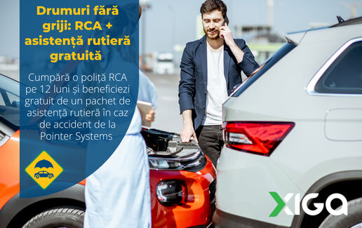 Pachet RCA + asistență rutieră în caz de accident