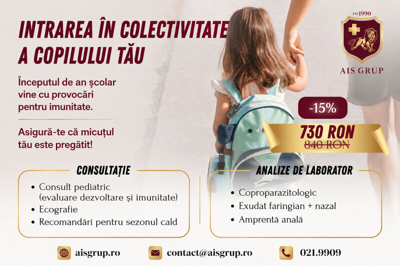 Ofertă Pachet imunitate - AIS Pharma & Clinics