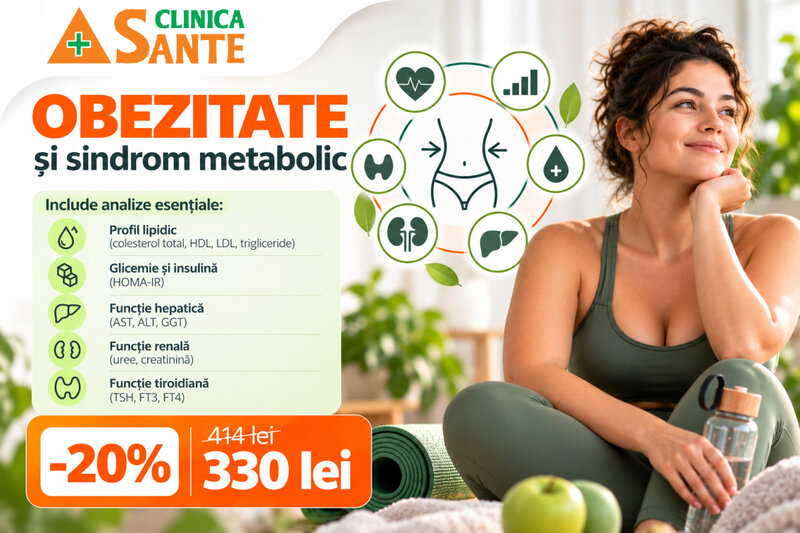 Ofertă Pachet obezitate si sindrom metabolic - Clinica Sante