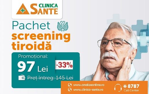 Pachet screening tiroidă