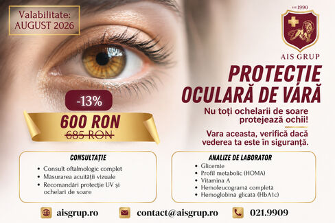 Pachet special protecție oculară