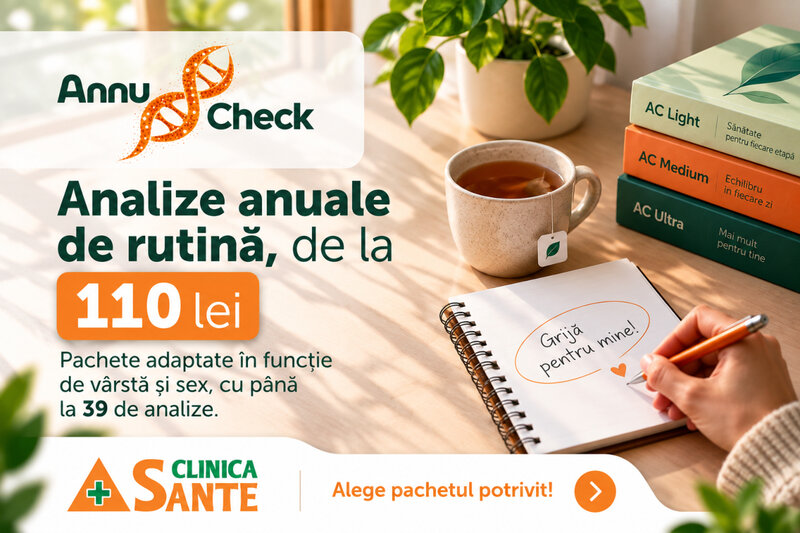 Ofertă Pachete de analize AnnuCheck - Clinica Sante