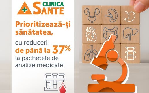 Pachete promoționale de analize