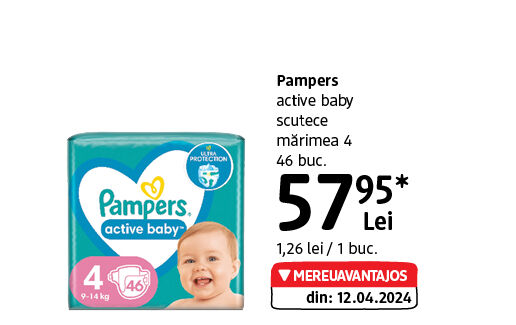 Pampers active baby